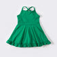 Green tennis dress