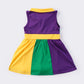 Mardi gras tennis girl dress