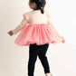 Pink "soopky" ruffle girl set