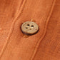 Brown button linen top