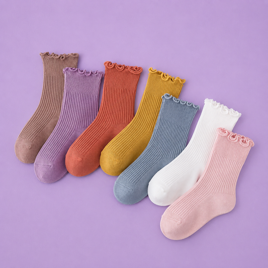 Ruffle Trim AdaSocks