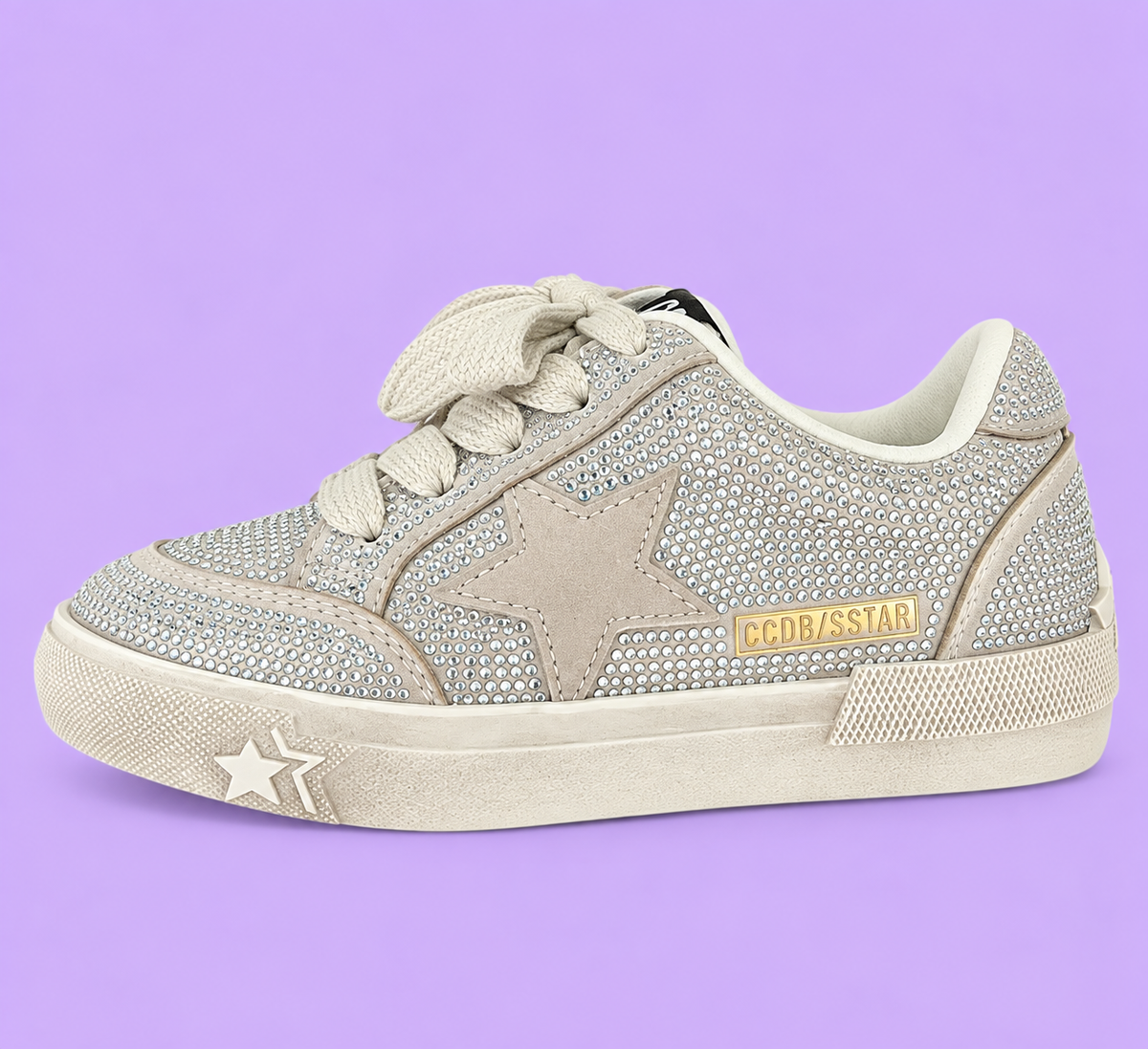 All Silver Rhinestone