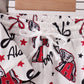 Alabama scalloped shorts set