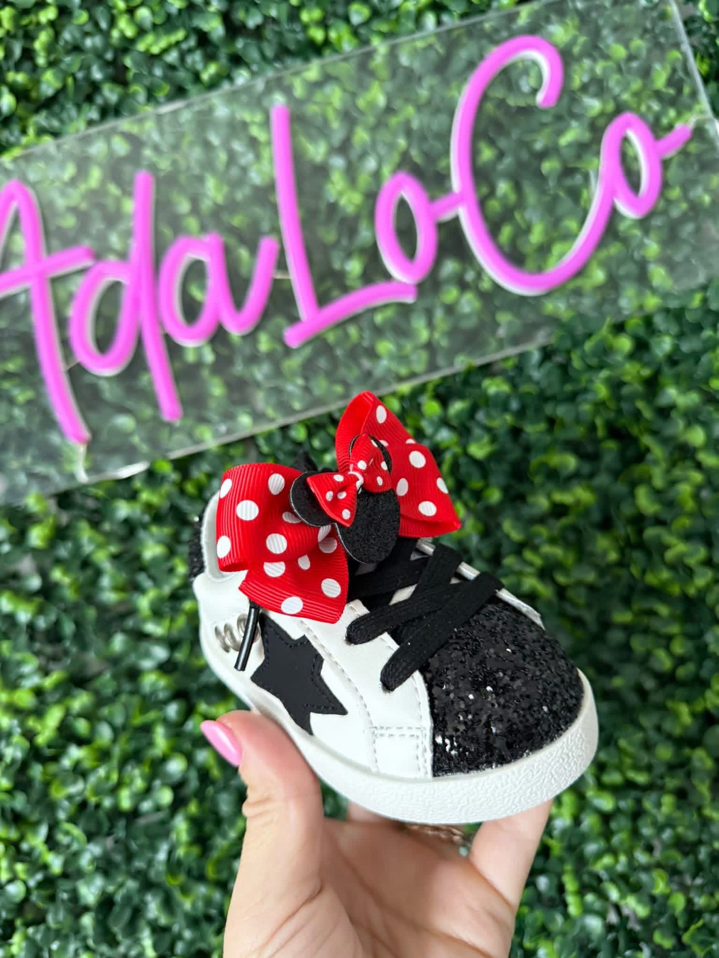 Red Mouse & Black Sparkle PO