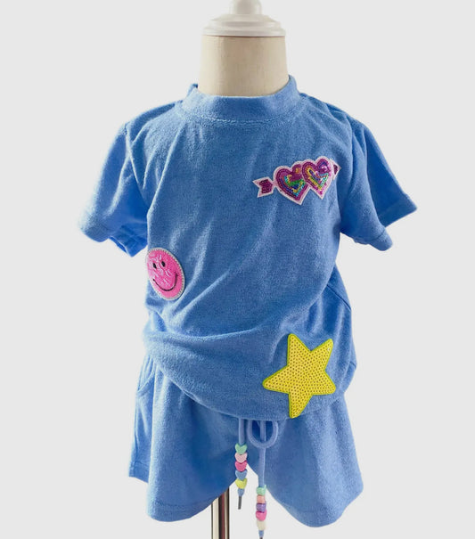 Terry patch two piece set