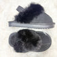 Fur lined slipper