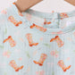 Premium boots print muslin bubble