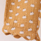 Premium pumpkin print muslin pants set