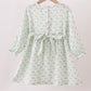 Premium duck print muslin dress
