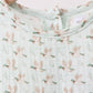 Premium duck print muslin dress