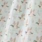 Premium duck print muslin dress