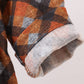 Premium brown plaid muslin bubble