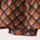 Premium brown plaid muslin bubble