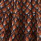 Premium brown plaid muslin dress