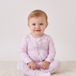 Premium pink boots bamboo romper