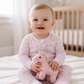 Premium pink boots bamboo romper