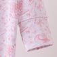 Premium pink boots bamboo romper