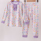Premium butterfly garden bamboo pants set