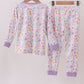 Premium butterfly garden bamboo pants set