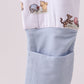 Premium blue character print bamboo romper