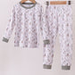 Premium green mallard print bamboo pants set