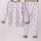 Premium green mallard print bamboo pants set