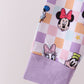 Premium purple character print bamboo pants set
