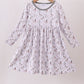 Premium green mallard print bamboo dress
