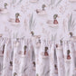 Premium green mallard print bamboo dress