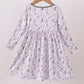 Premium green mallard print bamboo dress