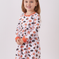 Premium orange tennessee print bamboo dress