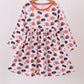 Premium orange tennessee print bamboo dress
