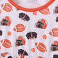 Premium orange tennessee print bamboo dress
