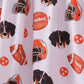 Premium orange tennessee print bamboo dress