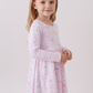 Premium pink boots bamboo dress