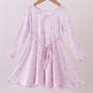 Premium pink boots bamboo dress