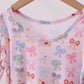 Premium whimsical bows bamboo dress