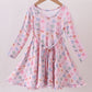Premium whimsical bows bamboo dress
