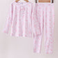 Premium pink boots bamboo pants set