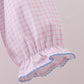 Premium turkey embroidery gingham pants set