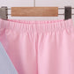 Premium blue stripe bow embroidery pants set