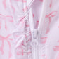 Premium tiny bow delight ruffle bamboo romper