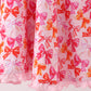 Premium berry blossom bows ruffle bamboo dress