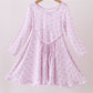 Premium tiny bow delight bamboo dress