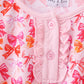 Premium berry blossom bows bamboo pants set