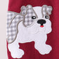 Premium Maroon Georgia bulldog applique jonjon
