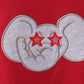 Premium Maroon Alabama elephant applique top