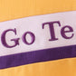 Premium Yellow LSU Go Team embroidery top