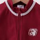 Premium Maroon Georgia bulldog embroidery vest