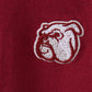 Premium Maroon Georgia bulldog embroidery vest